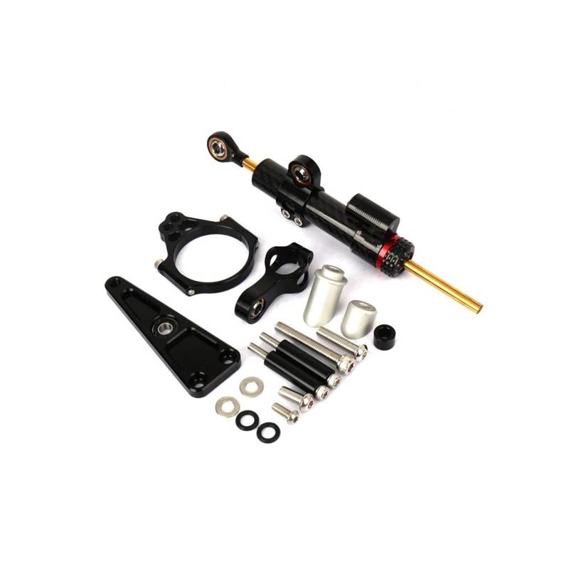 KRFDSV Lenkungsdämpfe Stabilizer Kompatibel Mit NSS750 2021 2022 2023 Motorrad-Lenkungsdämpfer Moto-Lenkungsdämpfer Stoßdämpfer Motorrad-Absorber-Stabilisator-Zubehör(Black,G) von KRFDSV