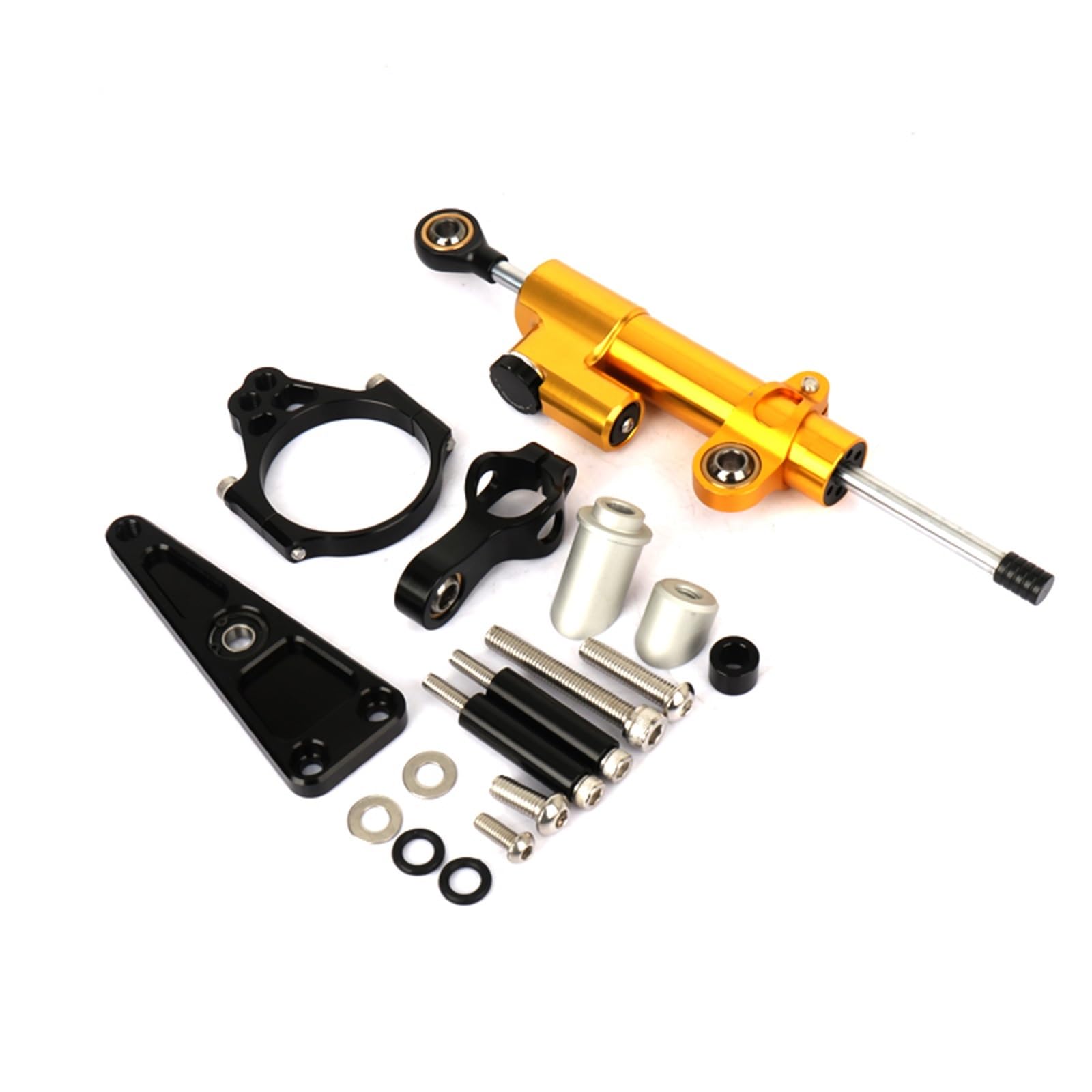 KRFDSV Lenkungsdämpfe Stabilizer Kompatibel Mit NSS750 2021 2022 2023 Motorrad-Lenkungsdämpfer Motorrad-Lenkungsdämpfer Stoßdämpfer Motorrad-Absorber-Stabilisator(Black,D) von KRFDSV
