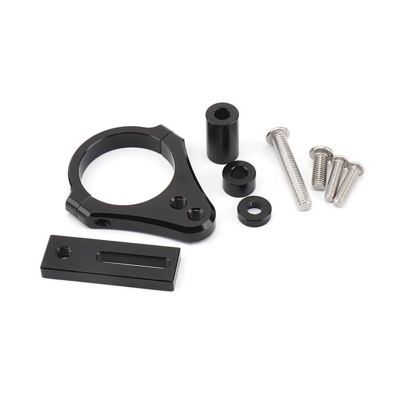 KRFDSV Lenkungsdämpfe Stabilizer Kompatibel Mit Street Für Triple 765 R 2017-2022 Motorradstabilisator-Lenkungsdämpferhalterungs-Montagesatz Dämpferunterstützungssatz Zubehör(A) von KRFDSV