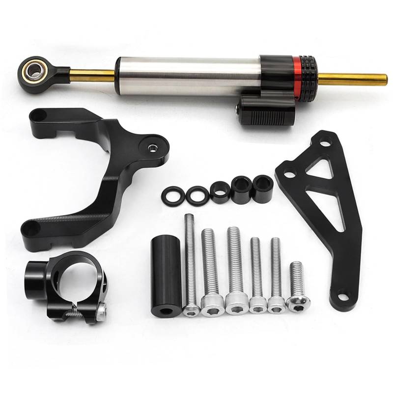 KRFDSV Lenkungsdämpfe Stabilizer Kompatibel Mit Suzuki Für GSR750 2011-2015 Motorrad-Lenkungsdämpfer, Der Moto-Lenkungsdämpfer, Stoßdämpfer, Motorrad-Absorber-Stabilisator(D) von KRFDSV