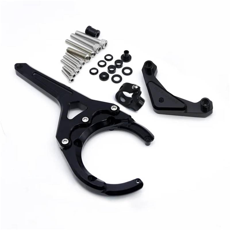 KRFDSV Lenkungsdämpfe Stabilizer Kompatibel Mit Suzuki Für GSX-S1000 Für GSX-S1000F 2016-2023 Motorrad-Stabilisator-Lenkungsdämpfer-Montagehalterungs-Unterstützungskit Zubehör(A) von KRFDSV