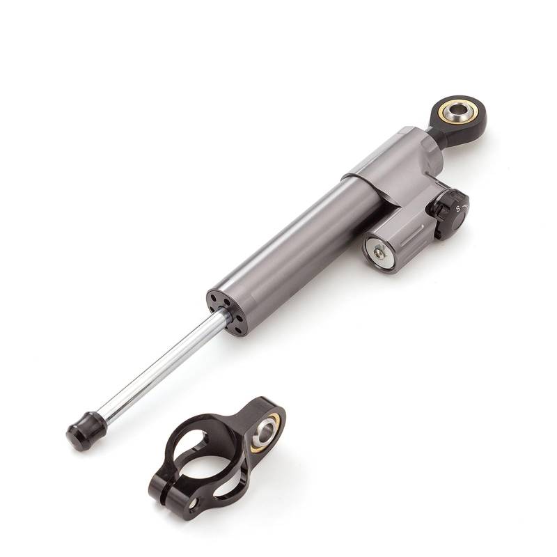 KRFDSV Lenkungsdämpfe Stabilizer Kompatibel Mit Suzuki Für GSX1300R Für Hayabusa 1998-2019 Motorrad-Lenkstabilisator-Dämpfer-Montagehalterungssatz Motorradzubehör(Silver,A) von KRFDSV