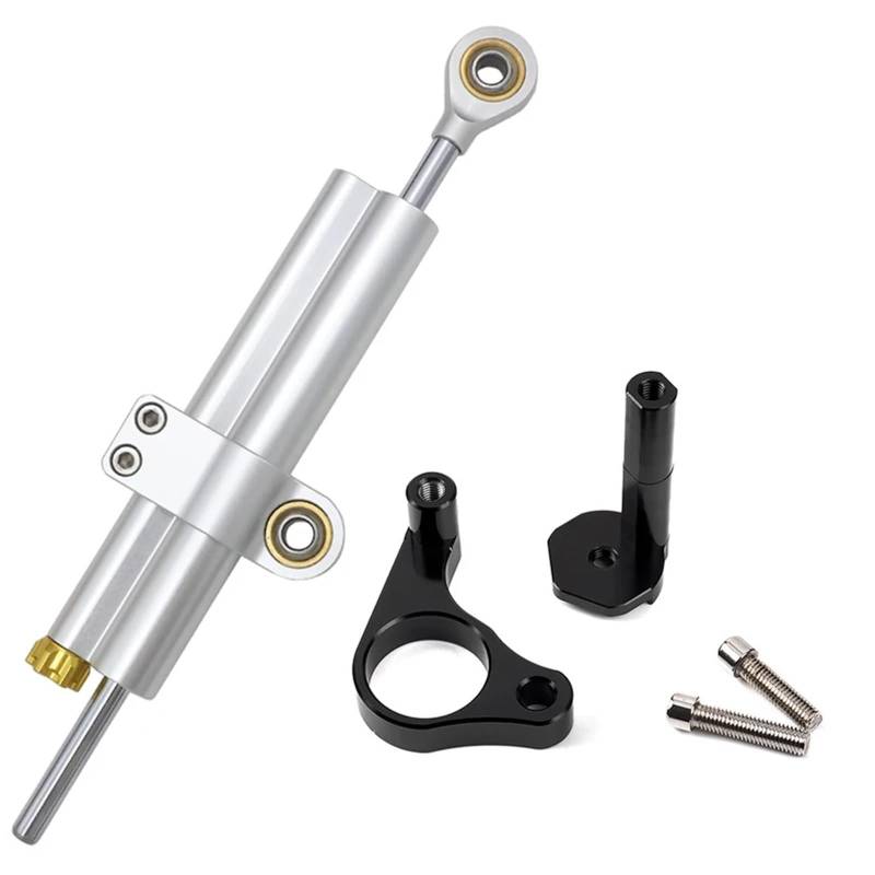 KRFDSV Lenkungsdämpfe Stabilizer Kompatibel Mit Suzuki Für GSX250R Motorrad Carbonbrazing Stabilisator Lenkungsdämpfer Montagehalterung Kit Moto Lenkungsdämpfer Stoßdämpfer(B) von KRFDSV