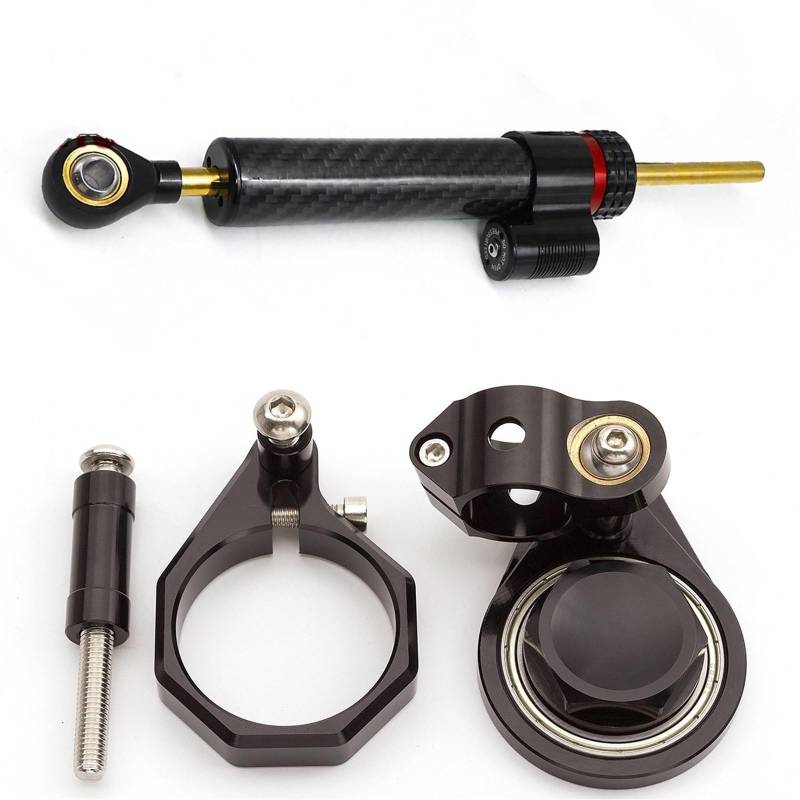 KRFDSV Lenkungsdämpfe Stabilizer Kompatibel Mit Suzuki Für GSXR1000 2007-2008 Motorrad-Lenkungsdämpfer, Der Moto-Lenkungsdämpfer, Stoßdämpfer, Motorrad-Absorber-Stabilisator(D) von KRFDSV