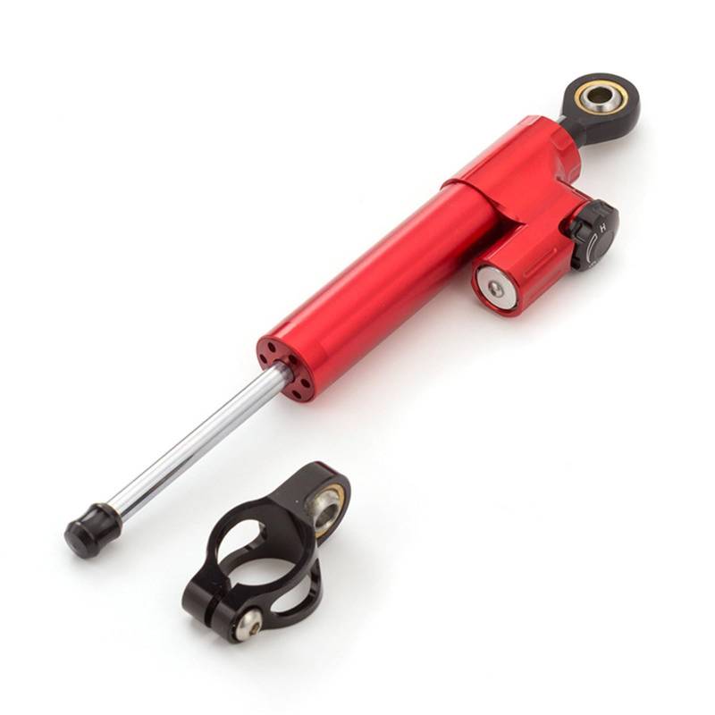 KRFDSV Lenkungsdämpfe Stabilizer Kompatibel Mit Suzuki Für GSXR1000 Für GSXR600 Motorrad-Lenkungsdämpfer Moto-Lenkungsdämpfer Stoßdämpfer Motorrad-Absorber-Stabilisator(Red) von KRFDSV