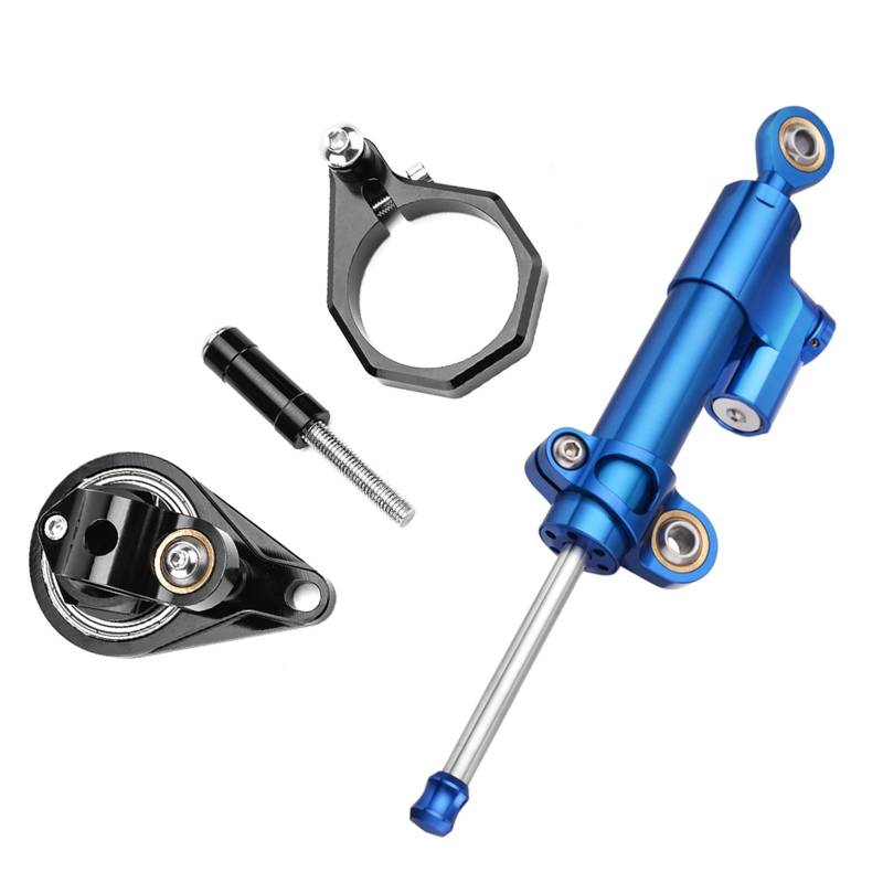 KRFDSV Lenkungsdämpfe Stabilizer Kompatibel Mit Suzuki Für GSXR600 2006-2010 Motorrad-Dämpfer-Lenkstabilisierungssteuerung Mit Montagehalterung Moto-Lenkungsdämpferstoß(H) von KRFDSV