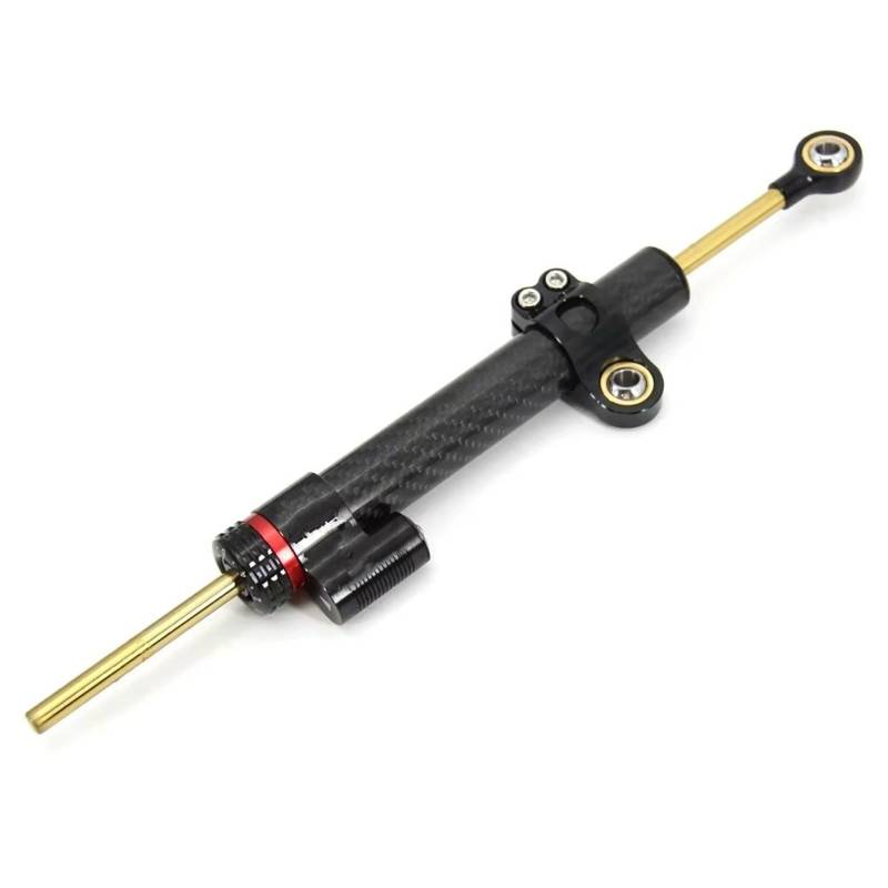 KRFDSV Lenkungsdämpfe Stabilizer Kompatibel Mit Yamaha Für MT09 Für ZX6R Für YZF-R6 Moto Lenkungsdämpfer Stoßdämpfer Der Motorrad Absorber Stabilisator Motorrad Zubehör(Black,345mm) von KRFDSV