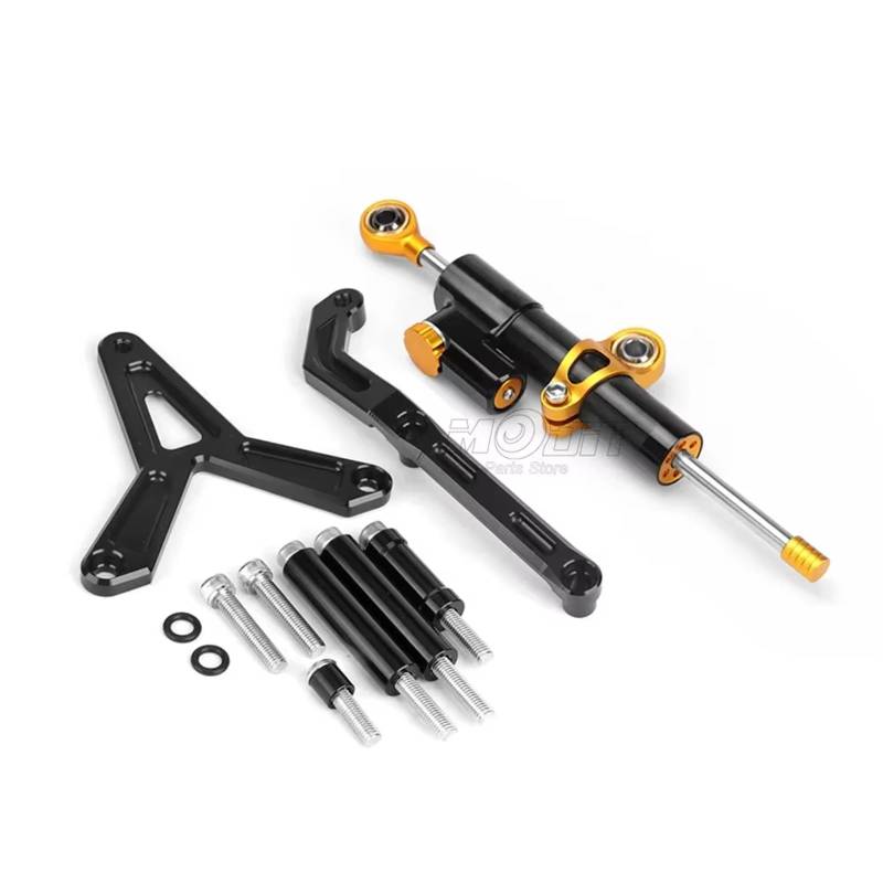 KRFDSV Lenkungsdämpfe Stabilizer Kompatibel Mit Yamaha Für Tracer 9 GT 2021 2022 2023 Motorrad-Lenkungsdämpfer Moto-Lenkungsdämpfer Stoßdämpfer Motorrad-Absorber-Stabilisator(B) von KRFDSV