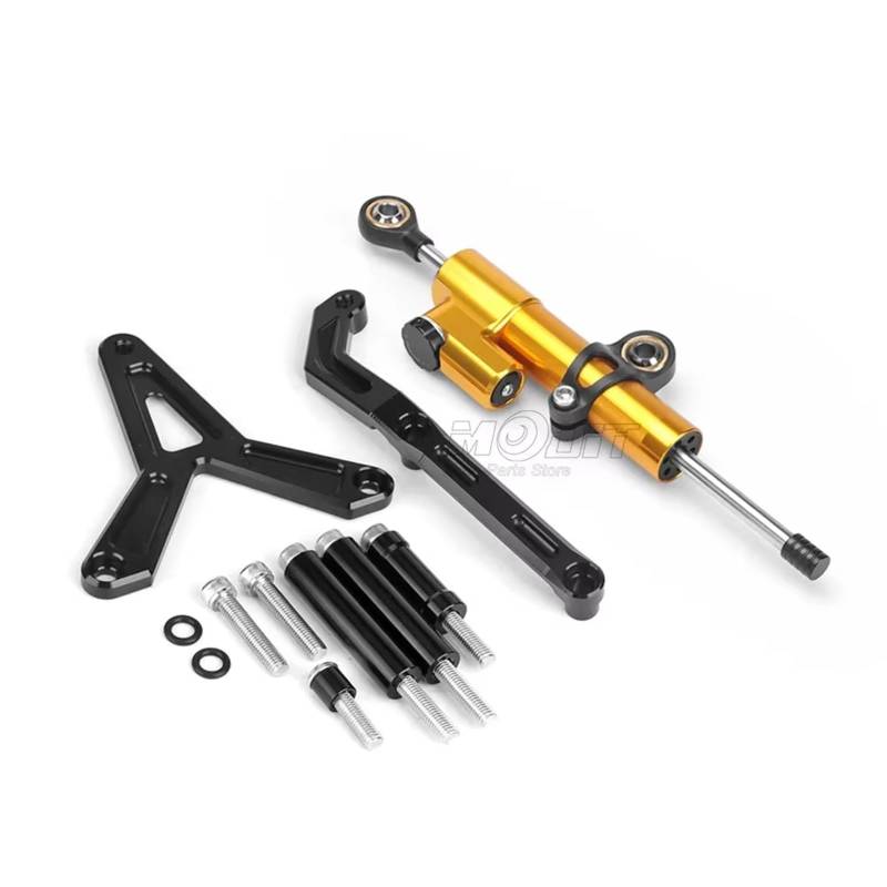 KRFDSV Lenkungsdämpfe Stabilizer Kompatibel Mit Yamaha Für Tracer 9 GT 2021 2022 2023 Motorrad-Lenkungsdämpfer Moto-Lenkungsdämpfer Stoßdämpfer Motorrad-Absorber-Stabilisator(G) von KRFDSV