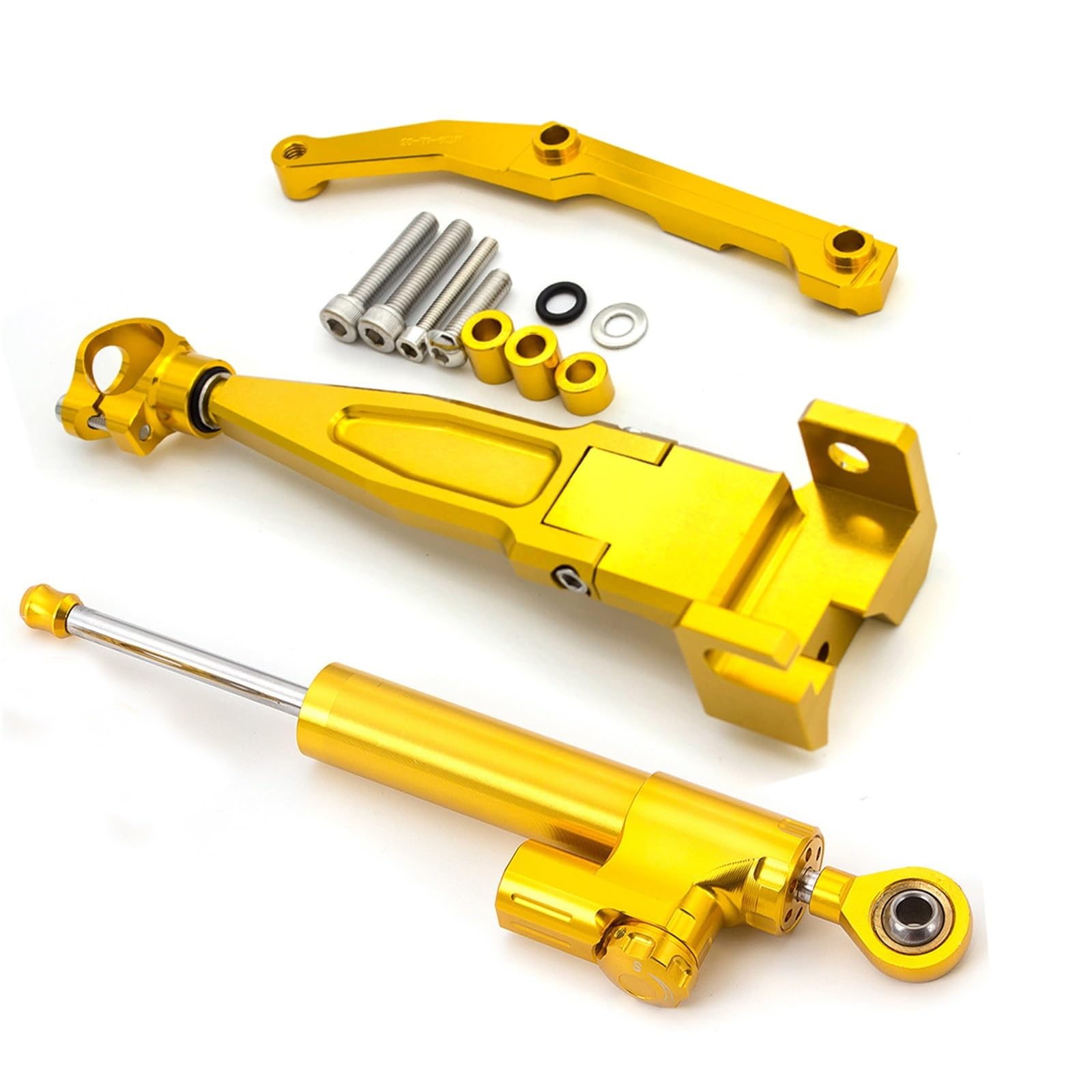 KRFDSV Lenkungsdämpfe Stabilizer Kompatibel Mit Yamaha Für Tracer 900 2016-2020 CNC Lenkungsdämpfer Stabilisator Halterung Unterstützung Montage Kit Moto Lenkungsdämpfer Stoßdämpfer(D) von KRFDSV