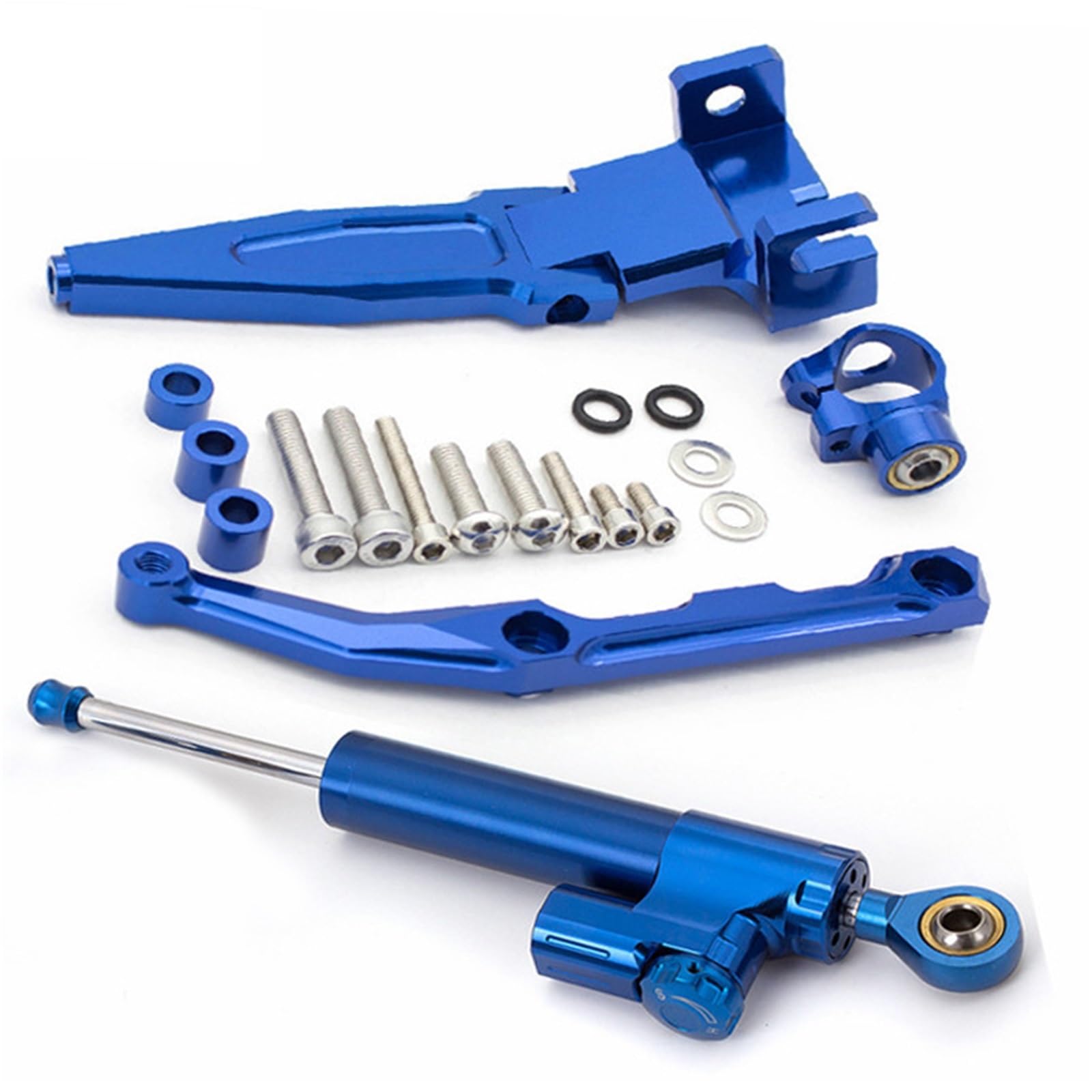 KRFDSV Lenkungsdämpfe Stabilizer Kompatibel Mit Yamaha Für Tracer 900 2016-2020 CNC Lenkungsdämpfer Stabilisator Halterung Unterstützung Montage Kit Moto Lenkungsdämpfer Stoßdämpfer(F) von KRFDSV