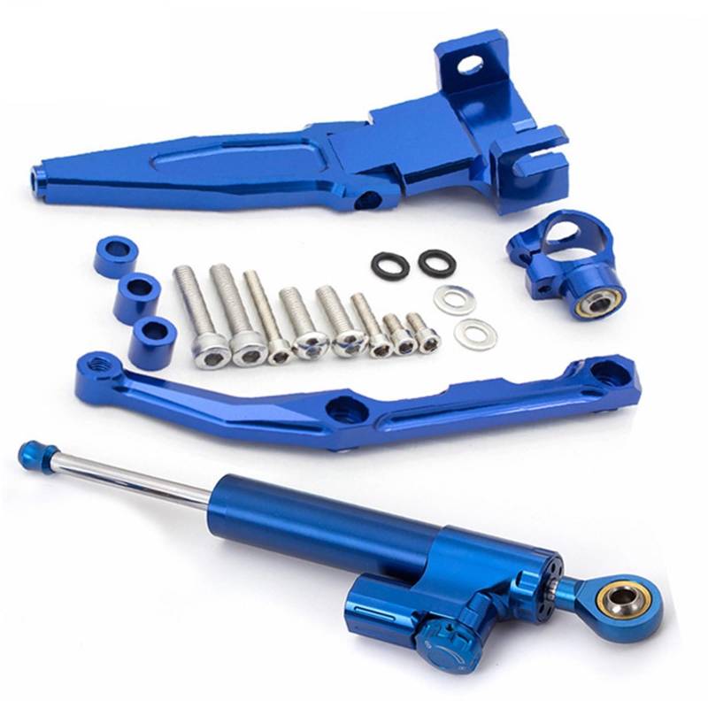 KRFDSV Lenkungsdämpfe Stabilizer Kompatibel Mit Yamaha Für Tracer 900 2016-2020 CNC Lenkungsdämpfer Stabilisator Halterung Unterstützung Montage Kit Moto Lenkungsdämpfer Stoßdämpfer(F) von KRFDSV