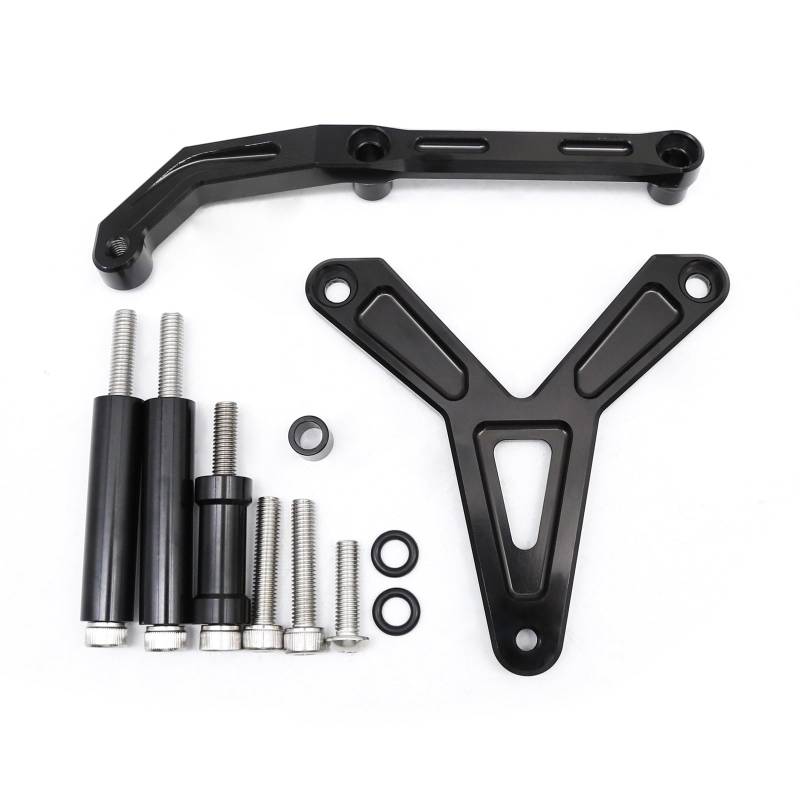 KRFDSV Lenkungsdämpfe Stabilizer Kompatibel Mit Yamaha Für Tracer 900 2021 2022 2023 Motorradstabilisator Lenkungsdämpferhalterung Montageunterstützung Motorradzubehör(A) von KRFDSV