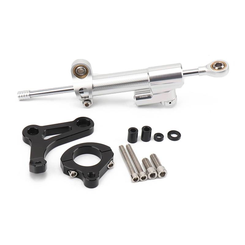 KRFDSV Lenkungsdämpfe Stabilizer Kompatibel Mit Yamaha Für X-MAX300 2017-2023 Motorrad CNC Lenkungsstabilisator Dämpfer Halterung Kit Motorrad Lenkungsdämpfer Stoßdämpfer(C) von KRFDSV
