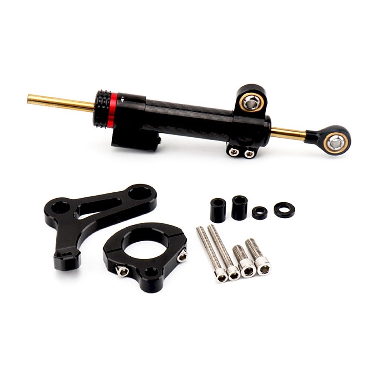 KRFDSV Lenkungsdämpfe Stabilizer Kompatibel Mit Yamaha Für X-MAX300 2017-2023 Motorrad CNC Lenkungsstabilisator Dämpfer Halterung Kit Motorrad Lenkungsdämpfer Stoßdämpfer(J) von KRFDSV