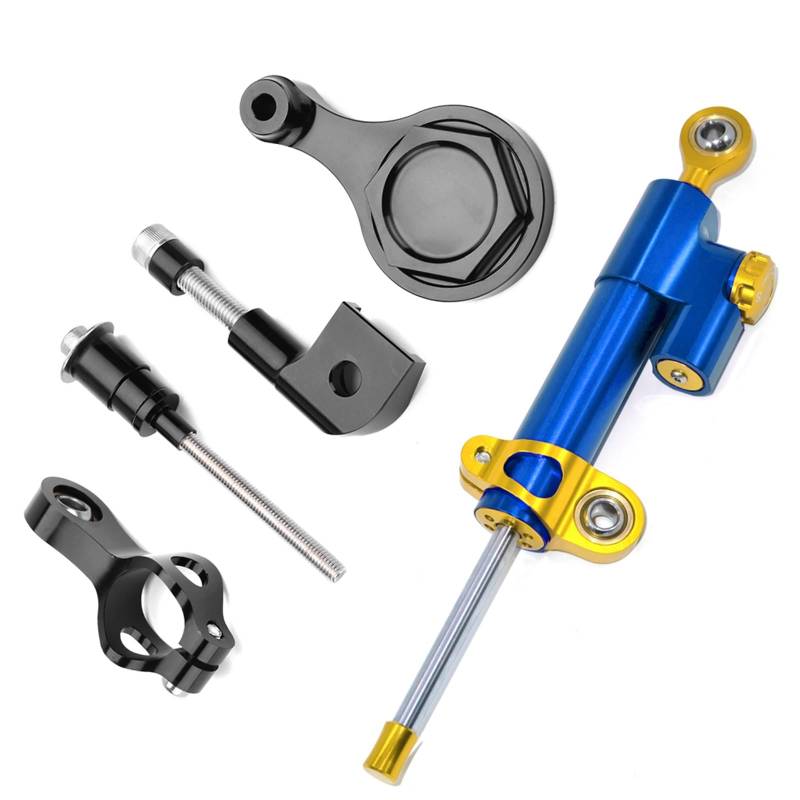 KRFDSV Lenkungsdämpfe Stabilizer Kompatibel Mit Yamaha Für YZF-R1 2006-2017 Motorrad-Lenkungsdämpfer, Der Moto-Lenkungsdämpfer, Stoßdämpfer, Motorrad-Absorber-Stabilisator(D) von KRFDSV