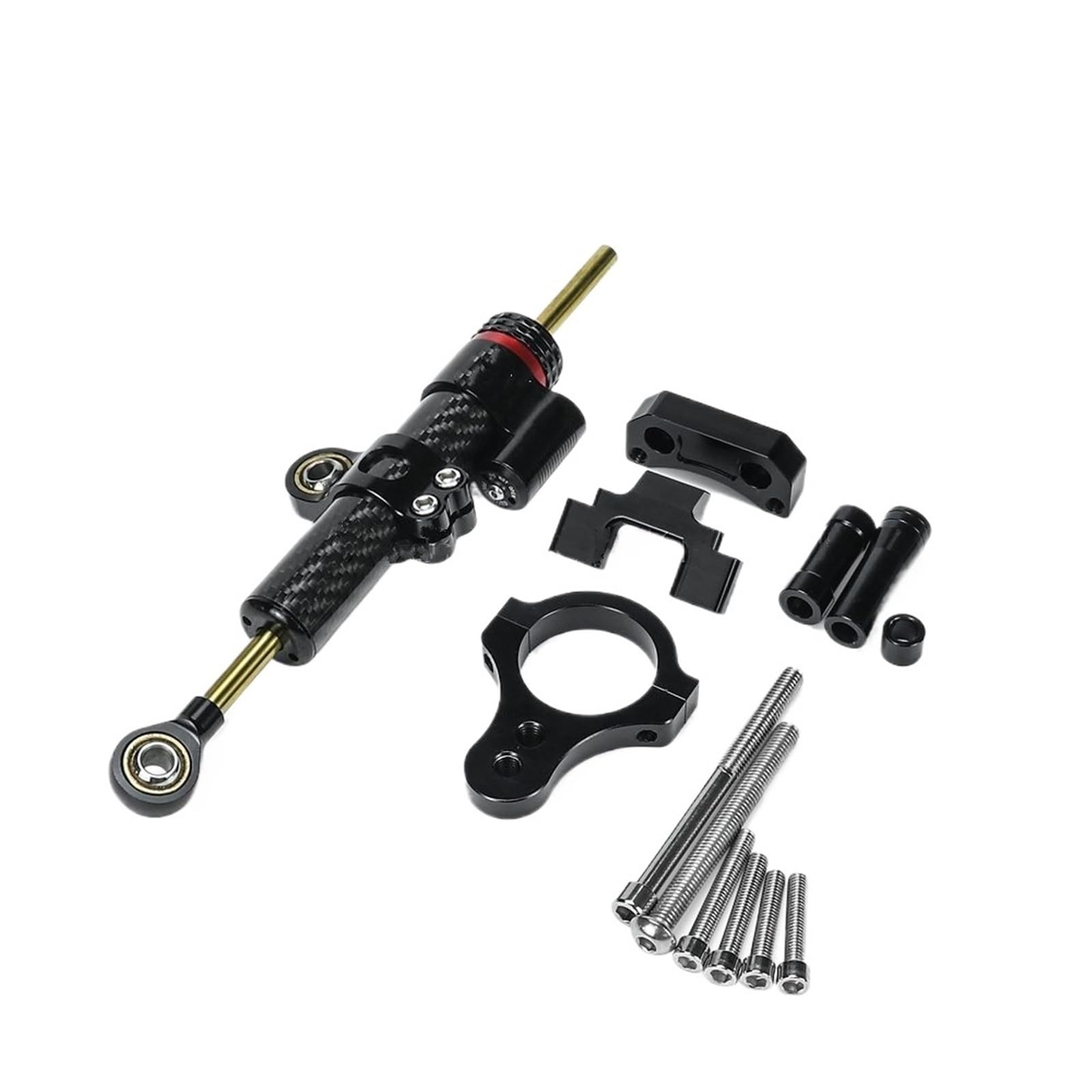 KRFDSV Lenkungsdämpfe Stabilizer Kompatibel Mit Yamaha Für YZF-R25 2013-2016 Der Motorrad-Lenkungsdämpfer Der Motorrad-Lenkungsdämpfer Moto-Lenkungsdämpfer-Stoßdämpfer(Black,C) von KRFDSV