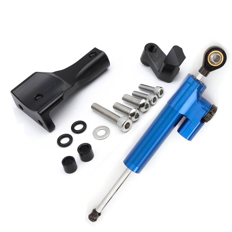 KRFDSV Lenkungsdämpfe Stabilizer Kompatibel Mit Yamaha Für YZF-R25 2021 2022 2023 Motorrad-Lenkungsdämpfer Motorrad-Lenkungsdämpfer Stoßdämpfer Motorrad-Absorber-Stabilisator(B) von KRFDSV