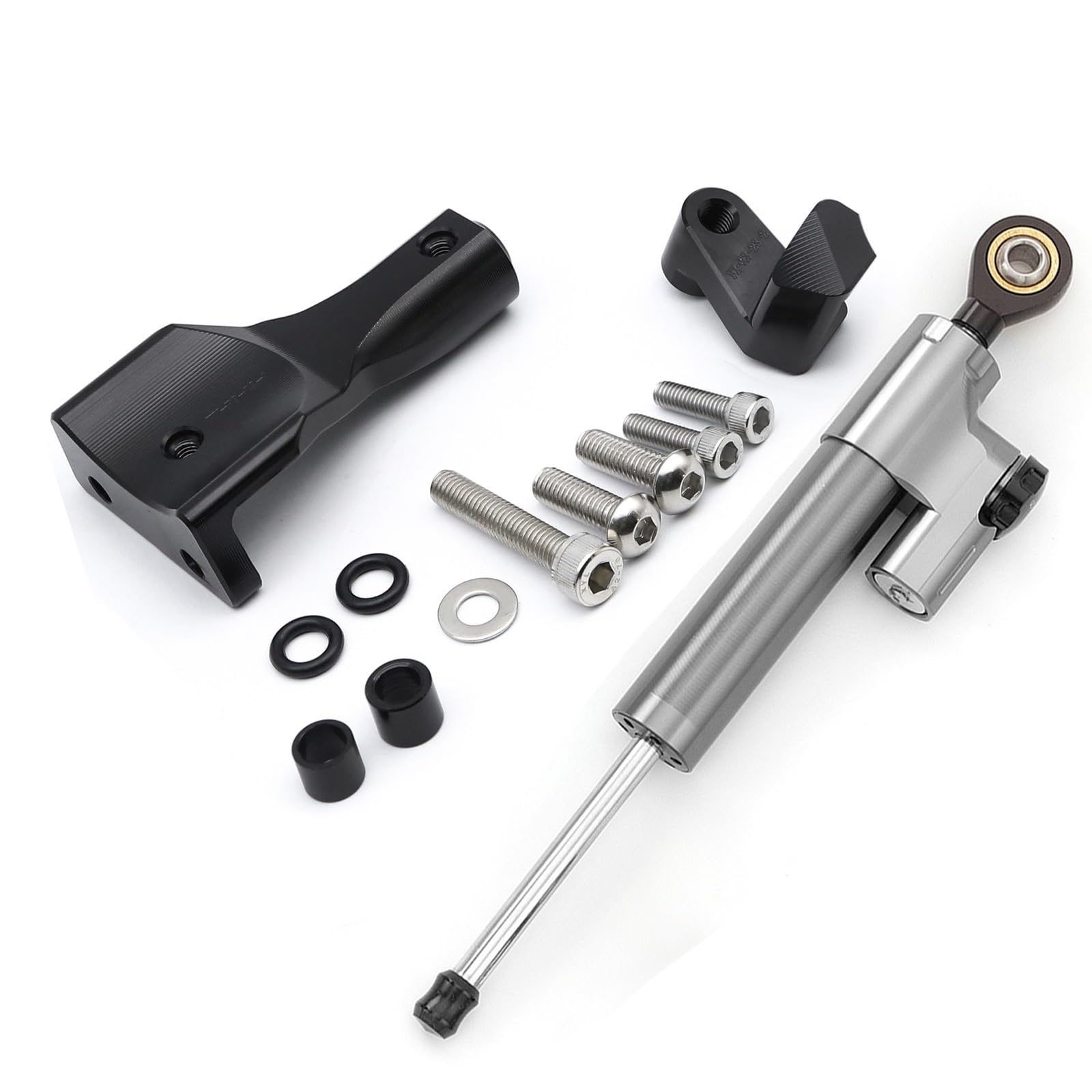 KRFDSV Lenkungsdämpfe Stabilizer Kompatibel Mit Yamaha Für YZF-R25 2021 2022 2023 Motorrad-Lenkungsdämpfer Motorrad-Lenkungsdämpfer Stoßdämpfer Motorrad-Absorber-Stabilisator(E) von KRFDSV