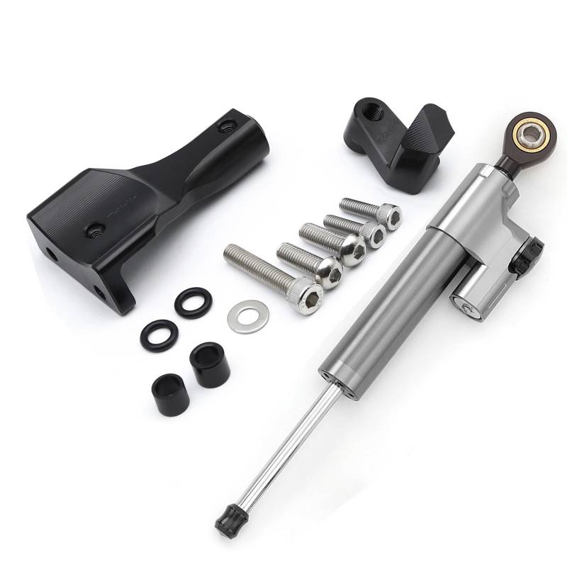 KRFDSV Lenkungsdämpfe Stabilizer Kompatibel Mit Yamaha Für YZF-R25 2021 2022 2023 Motorrad-Lenkungsdämpfer Motorrad-Lenkungsdämpfer Stoßdämpfer Motorrad-Absorber-Stabilisator(E) von KRFDSV