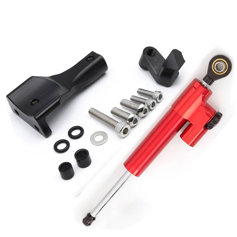 KRFDSV Lenkungsdämpfe Stabilizer Kompatibel Mit Yamaha Für YZF-R25 2021 2022 2023 Motorrad-Lenkungsdämpfer Motorrad-Lenkungsdämpfer Stoßdämpfer Motorrad-Absorber-Stabilisator(F) von KRFDSV