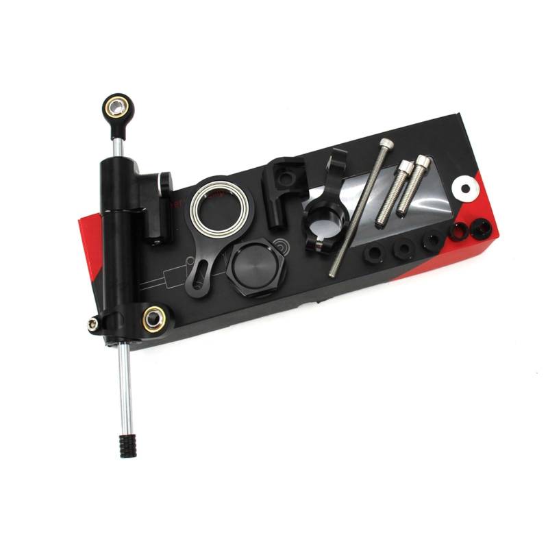 KRFDSV Lenkungsdämpfe Stabilizer Kompatibel Mit Yamaha Für YZF-R6 2006-2017 Motorrad-Lenkungsdämpfer-Stabilisatorhalterung Montage Motorrad-Lenkungsdämpfer-Stoßdämpfer(H) von KRFDSV