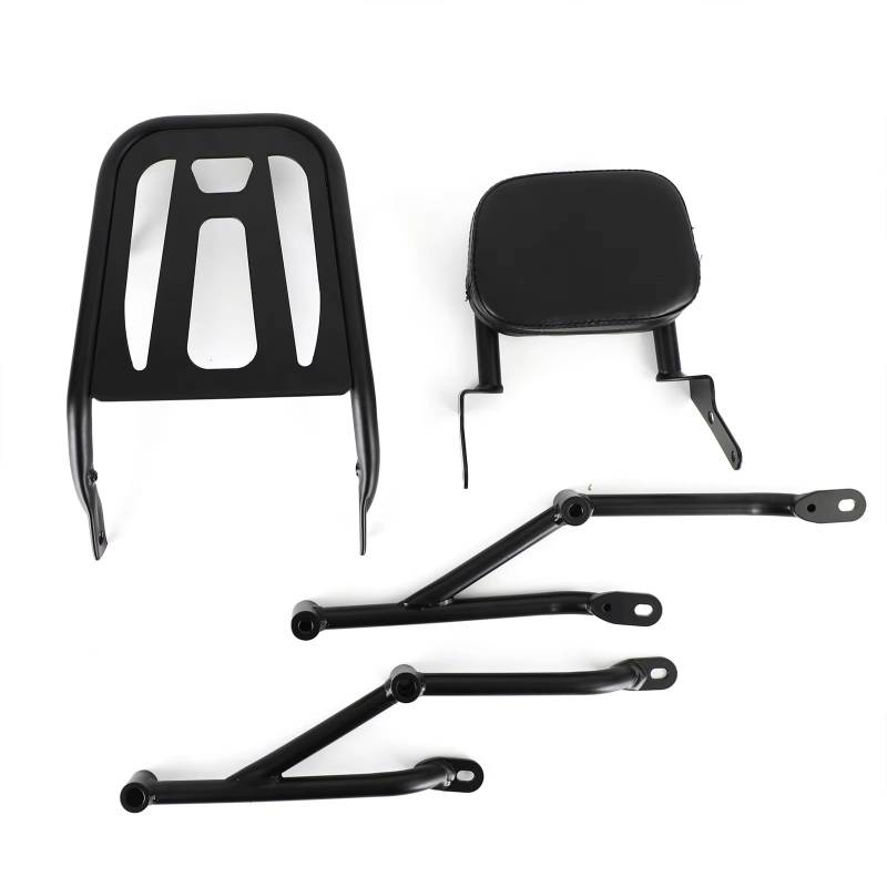 KRFDSV Motorrad Gepäckträger Für CMX300 500 Für CM300 500 2017-2024 Motorrad Gepäckträger Schwanz Träger Ersatz Passagier Sissy Bar Rückenlehne Gepäck Rack von KRFDSV