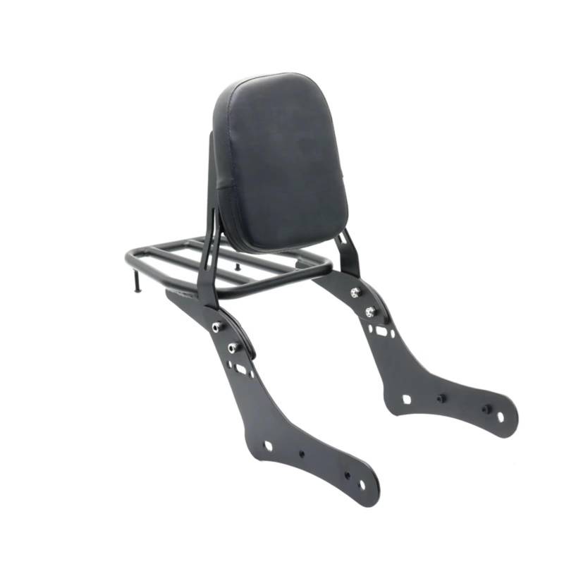 KRFDSV Motorrad Gepäckträger Kompatibel Mit Für VN650 Für EN650 2015–2020 Motorrad-Kofferraum-Organizer Aufbewahrungsregal Sissy-Bar-Rückenlehne Mit Gepäckträger von KRFDSV