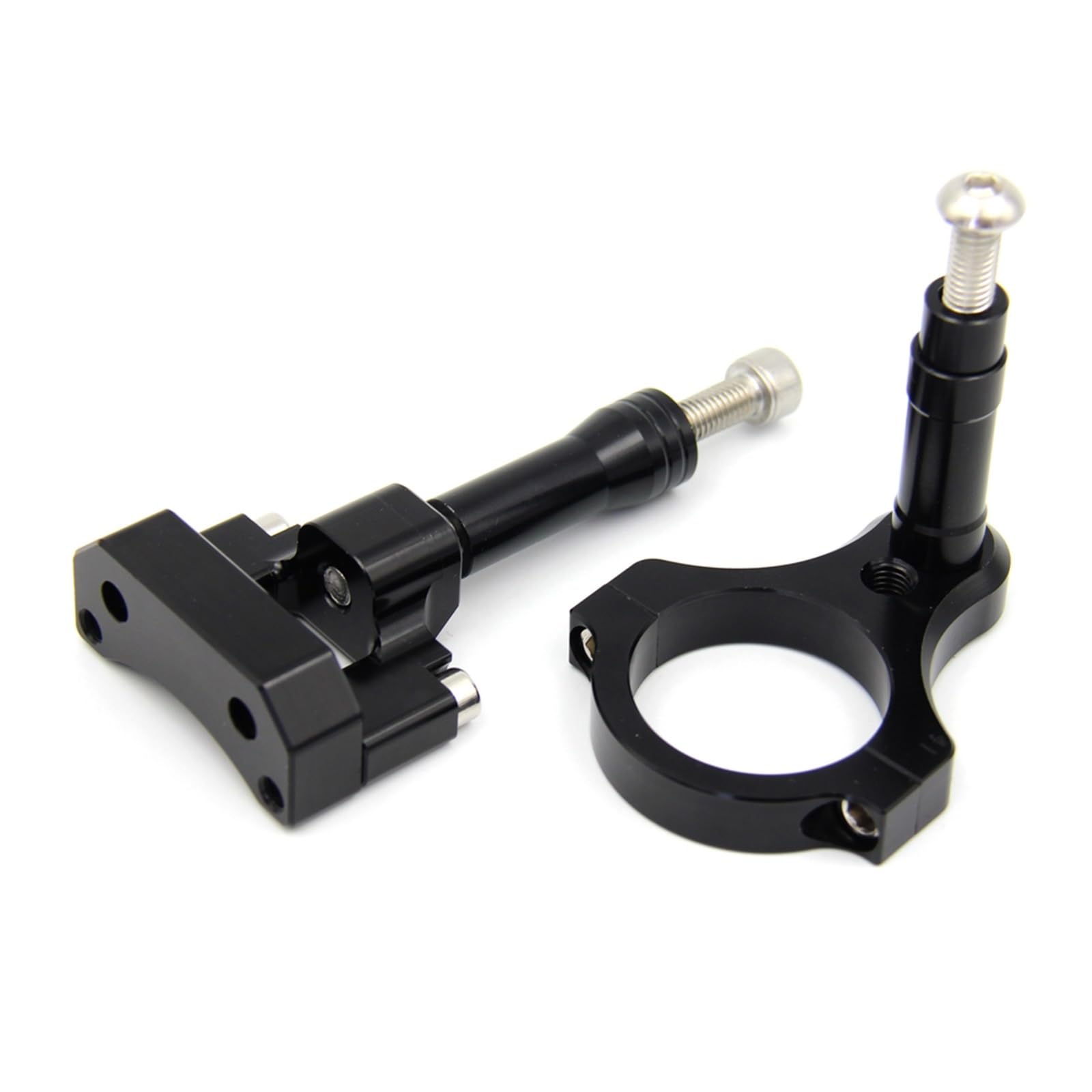 Lenkungsdämpfe Stabilizer Kompatibel Mit Yamaha Für YZF-R3 Für YZFR25 2013-2016 Motorräder CNC Aluminium Einstellbare Lenkung Stabilisieren Dämpfer Halterung Mount Kit(B) von KRFDSV