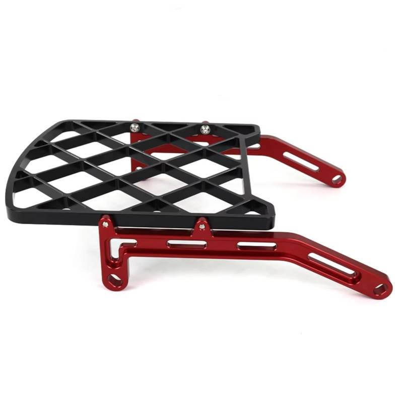Motorrad Gepäckträger Für CRF300L 2021 2022 2023 2024 Motorrad Gepäck Unterstützung Rack Top Fall Hinten Träger Unterstützung Halterung Verlängerung Stahl(Red) von KRFDSV
