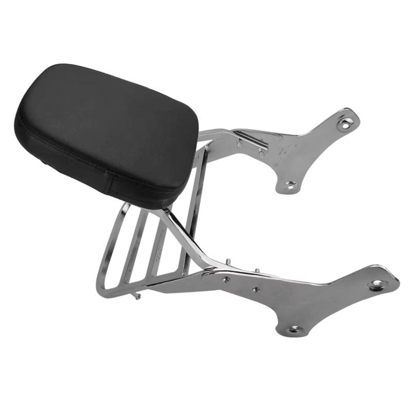 Motorrad Gepäckträger Für Shadow Für VT750 C2 RC44 VT400 1997-2003 Motorrad Gepäckträger Halterung Motorrad Rückenlehne Sissy Bar Gepäckträger Kissen Pad von KRFDSV