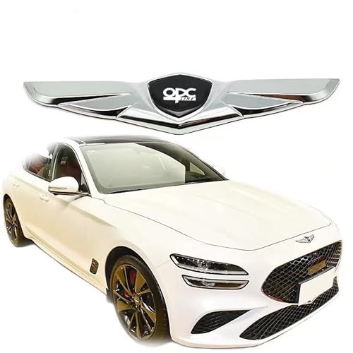 Autoaufkleber für Opel OPC Line Astra h g j, Zinklegierung, Karosserieaufkleber, Flügelform, Metall, Verchromtes Emblem, Aufkleber, Geschenke und Merchandise-Zubehör,A von KRHINO