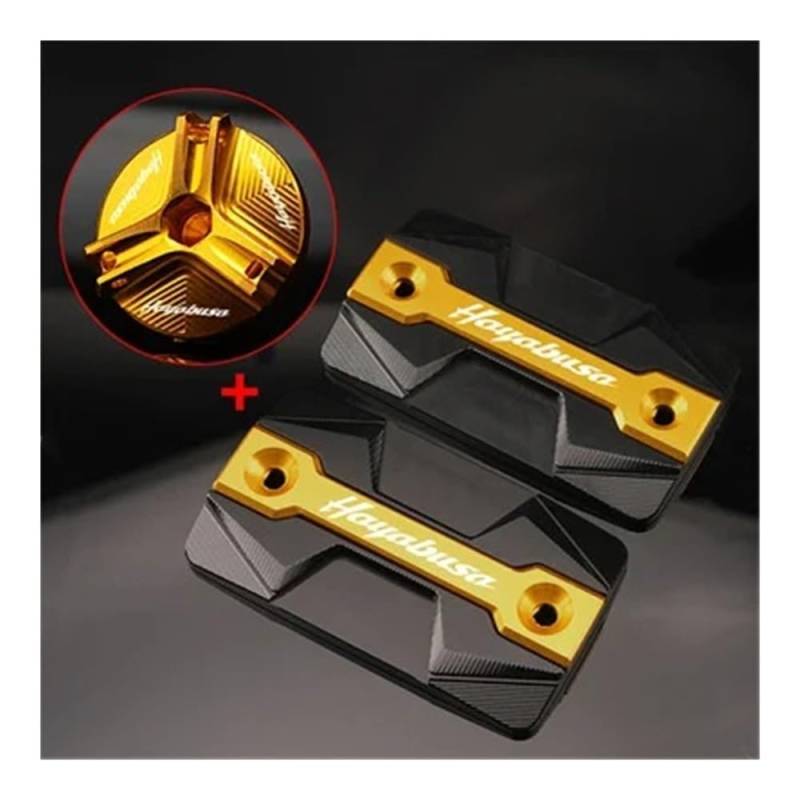 Bremszylinderdeckel Für Hayabusa GSX1300R 1999-2020 Motorradzubehör Vorne Bremsflüssigkeitsbehälterdeckel Öleinfülldeckel von KRJFNAHQ