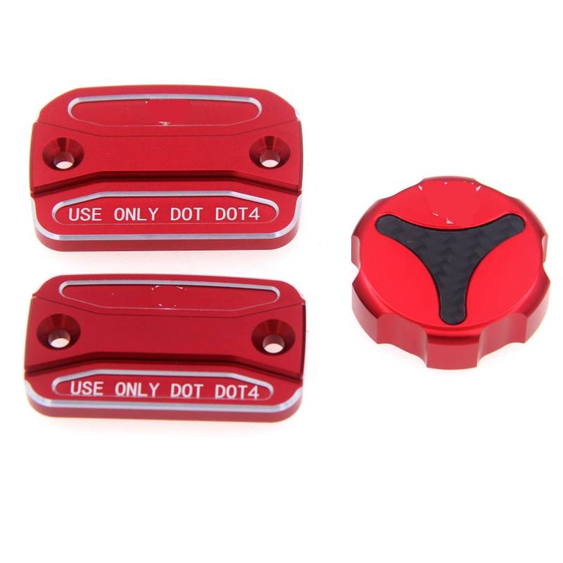Bremszylinderdeckel Für Hypermotard 796 2010-2012 821 2014-2016 Motorrad Vorne Hinten Brems Kupplung Zylinder Flüssigkeit Reservoir Abdeckung Kappe von KRJFNAHQ