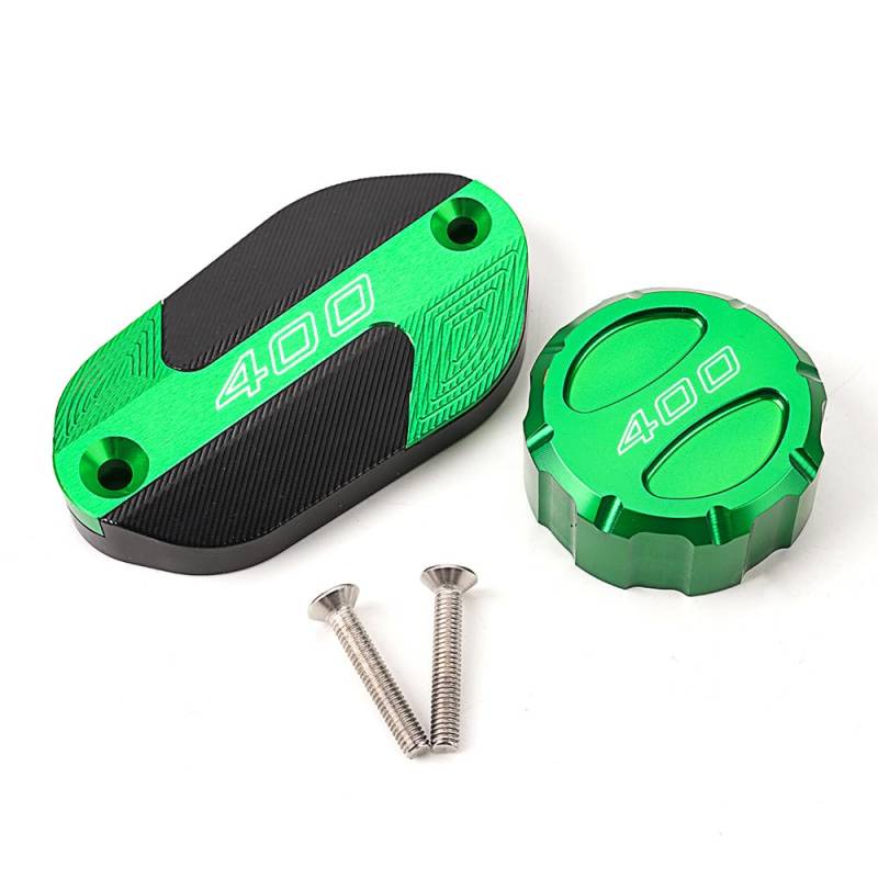 Bremszylinderdeckel Für Ninja 400 Z400 2018 2019 2020 2021 2022 2023 2024 Motorradzubehör Bremsflüssigkeitsbehälterabdeckung Öltankdeckel von KRJFNAHQ