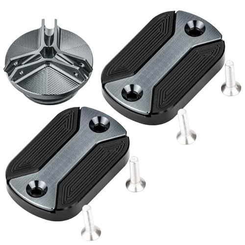 Bremszylinderdeckel Motorrad-Vorderradbremse Tankdeckel Einfülldeckel Motoröl-Einfülldeckel Für YZF-R3 R-25 MT-03 2015-2022 von KRJFNAHQ