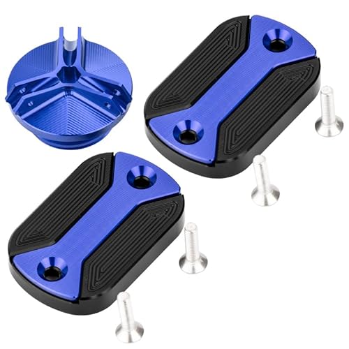 Bremszylinderdeckel Motorrad-Vorderradbremse Tankdeckel Einfülldeckel Motoröl-Einfülldeckel Für YZF-R3 R-25 MT-03 2015-2022 von KRJFNAHQ