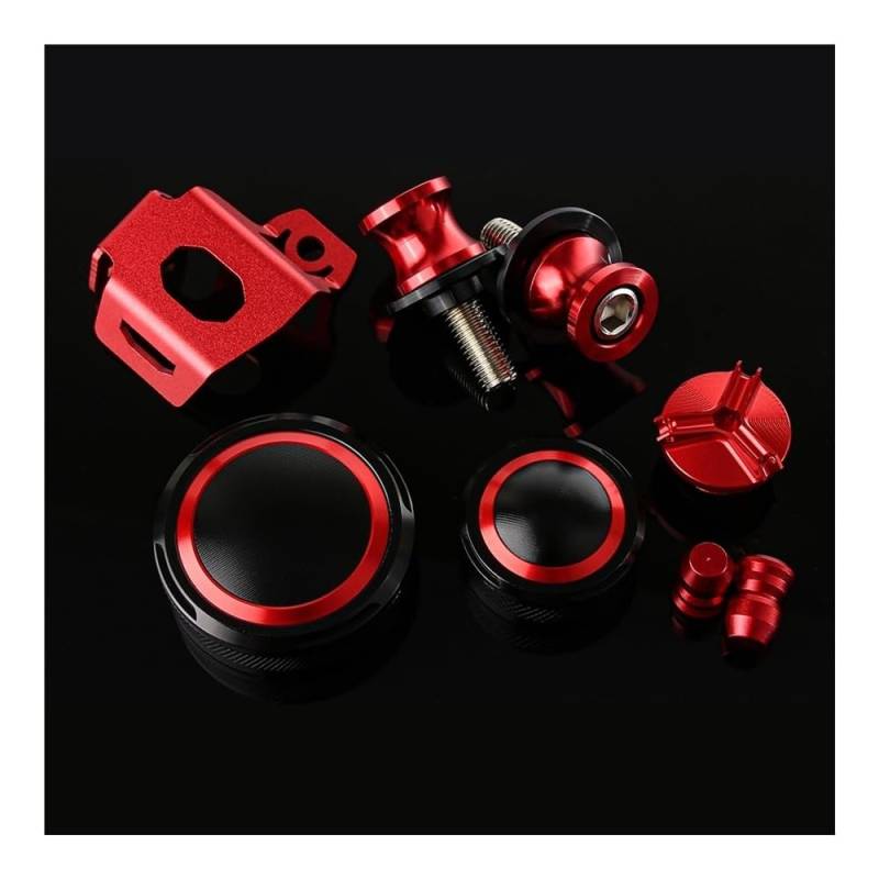Bremszylinderdeckel Motorrad Vorne Brems Flüssigkeit Master Reservoir Caps Hinten Öl Tank Abdeckung Schutz Für Tracer 9 GT 2021 2022 2023 2024 von KRJFNAHQ