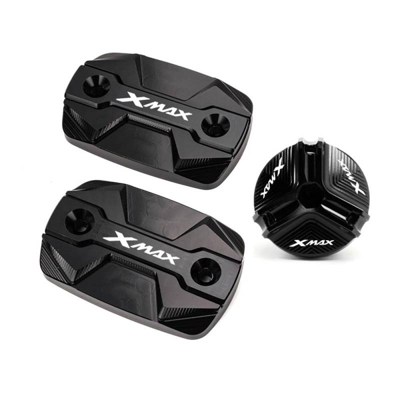 Bremszylinderdeckel Motorrad Vorne Brems Flüssigkeit Reservoir Abdeckung Motor Öl Füllstoff Kappe Für XMAX300 XMAX250 2017-2023 von KRJFNAHQ
