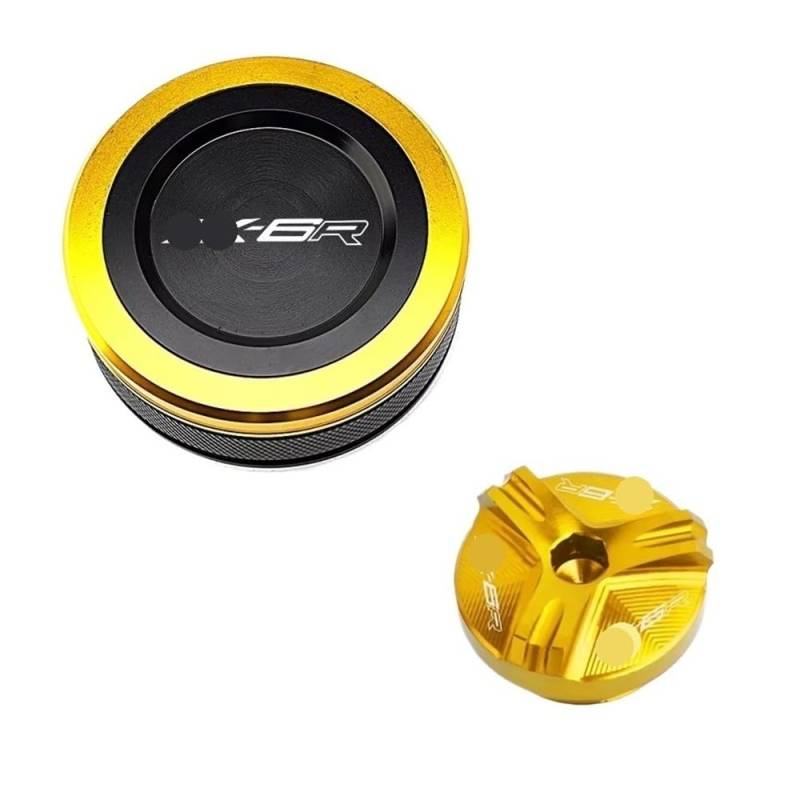 Bremszylinderdeckel Motorrad Vorne Brems Flüssigkeit Reservoir Abdeckung Öl Füllstoff Kappe Für Ninja ZX6R ZX636 ZX10R 1998-2024 von KRJFNAHQ