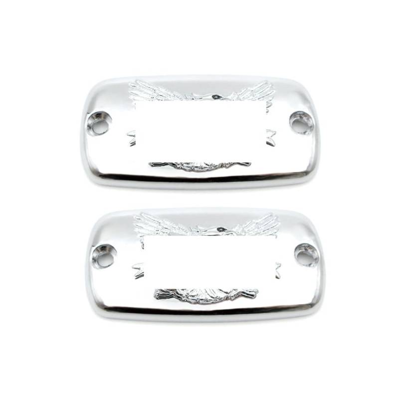 Bremszylinderdeckel Motorrad Vorne Bremse Master Zylinder Flüssigkeit Billet Reservoir Abdeckung Öl Kappe Für VTX 1800 2002-2011 von KRJFNAHQ