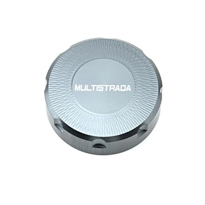 Bremszylinderdeckel Motorrad Vorne Bremse Reservoir Flüssigkeit Tank Abdeckung Für Multistrada 950 1100 1200 1260 1200S 1260S V2 V4 von KRJFNAHQ