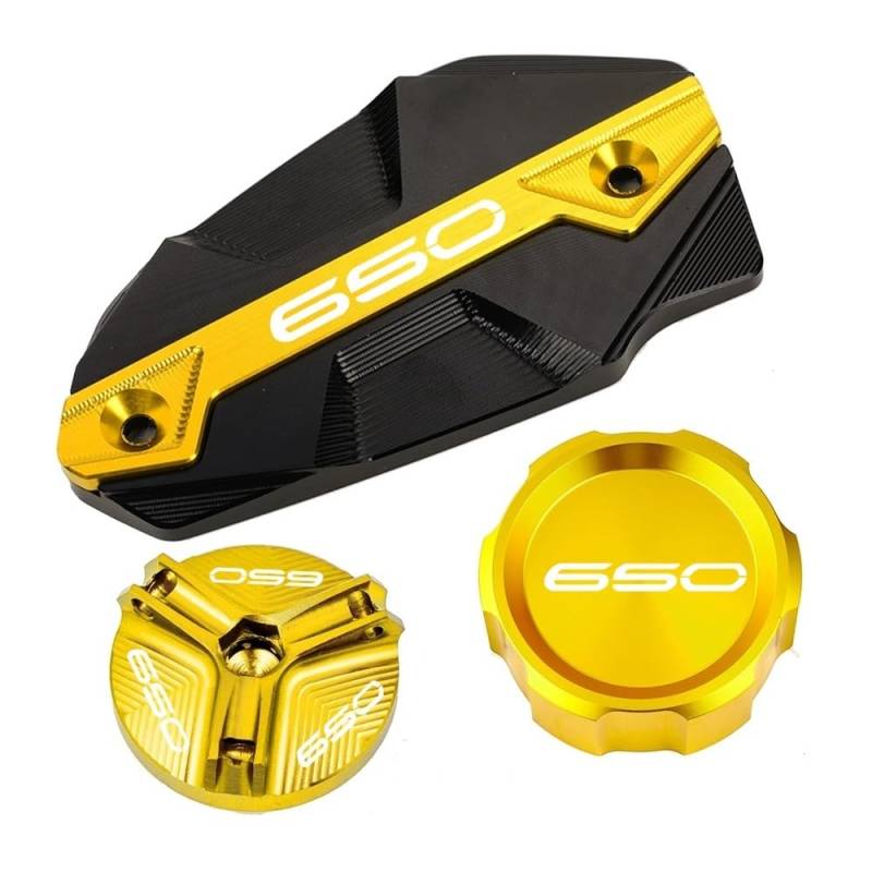 Bremszylinderdeckel Motorrad Vorne Hinten Brems Flüssigkeit Reservoir Abdeckung Motor Öl Füllstoff Kappe Für Z650 2017 2018 2019 2020 2021 2022 2023 2024 von KRJFNAHQ