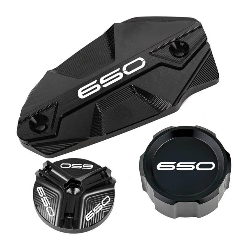 Bremszylinderdeckel Motorrad Vorne Hinten Brems Flüssigkeit Reservoir Abdeckung Motor Öl Füllstoff Kappe Für Z650 2017 2018 2019 2020 2021 2022 2023 2024 von KRJFNAHQ