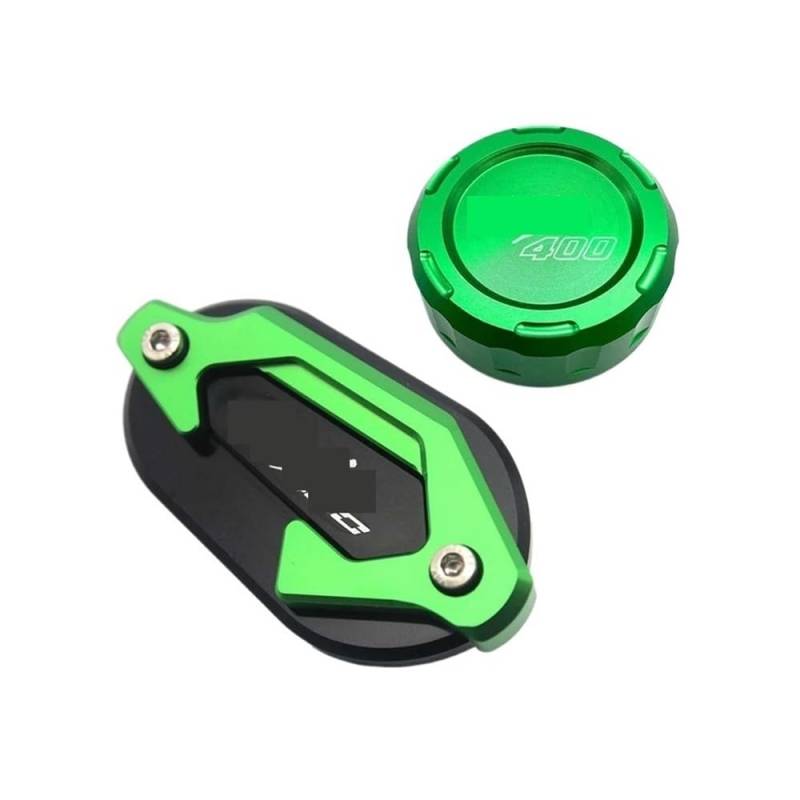 Bremszylinderdeckel Motorrad Vorne Hinten Brems Flüssigkeit Zylinder Master Reservoir Abdeckung Kappe Schutz Für Ninja 400 2018 2019 2020 2021 2022 2023 von KRJFNAHQ