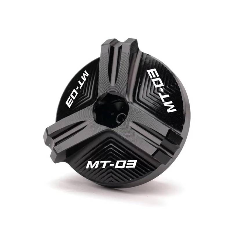 Bremszylinderdeckel Motorrad Vorne Hinten Brems Flüssigkeit Zylinder Master Reservoir Abdeckung Öl Füllstoff Kappe Für MT-03 2015-2024 von KRJFNAHQ