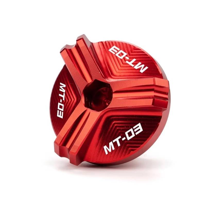 Bremszylinderdeckel Motorrad Vorne Hinten Brems Flüssigkeit Zylinder Master Reservoir Abdeckung Öl Füllstoff Kappe Für MT-03 2015-2024 von KRJFNAHQ