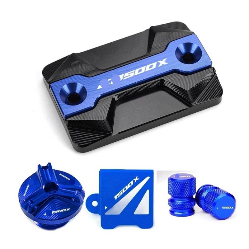 Bremszylinderdeckel Motorrad Zubehör Hinten Vorne Brems Flüssigkeit Reservoir Abdeckung Motor Öl Füllstoff Kappe Für CB500X von KRJFNAHQ