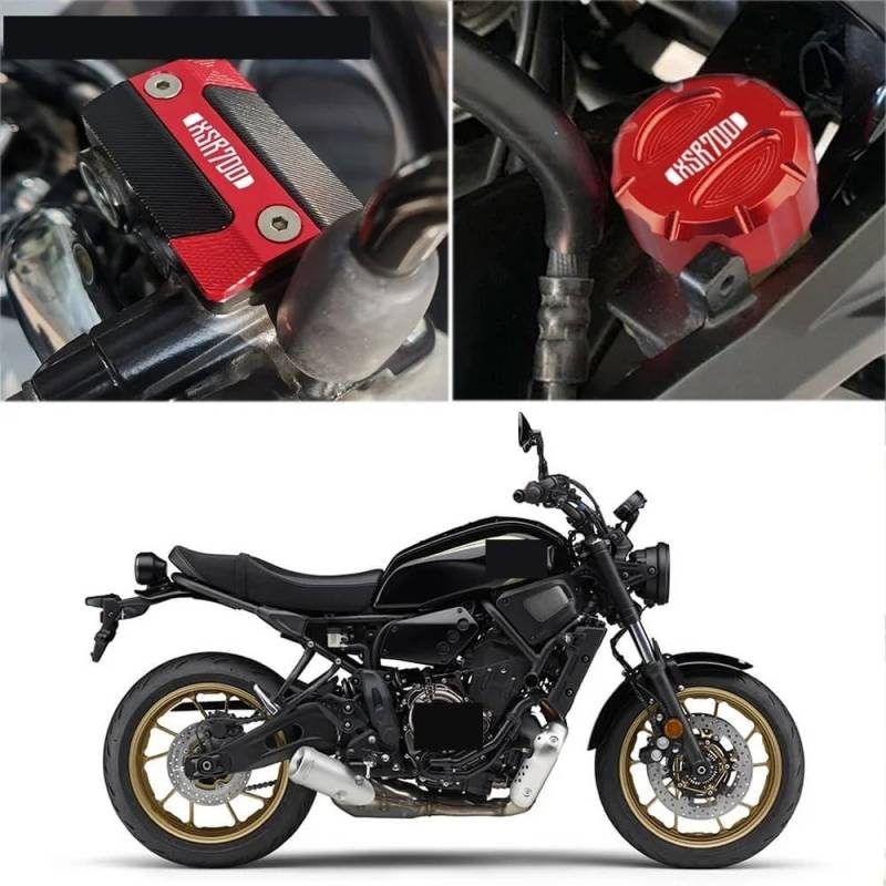 Bremszylinderdeckel Motorradzubehör Vorne Hinten Bremsflüssigkeitsbehälterdeckel Abdeckung Für XSR 700 2016-2020 von KRJFNAHQ