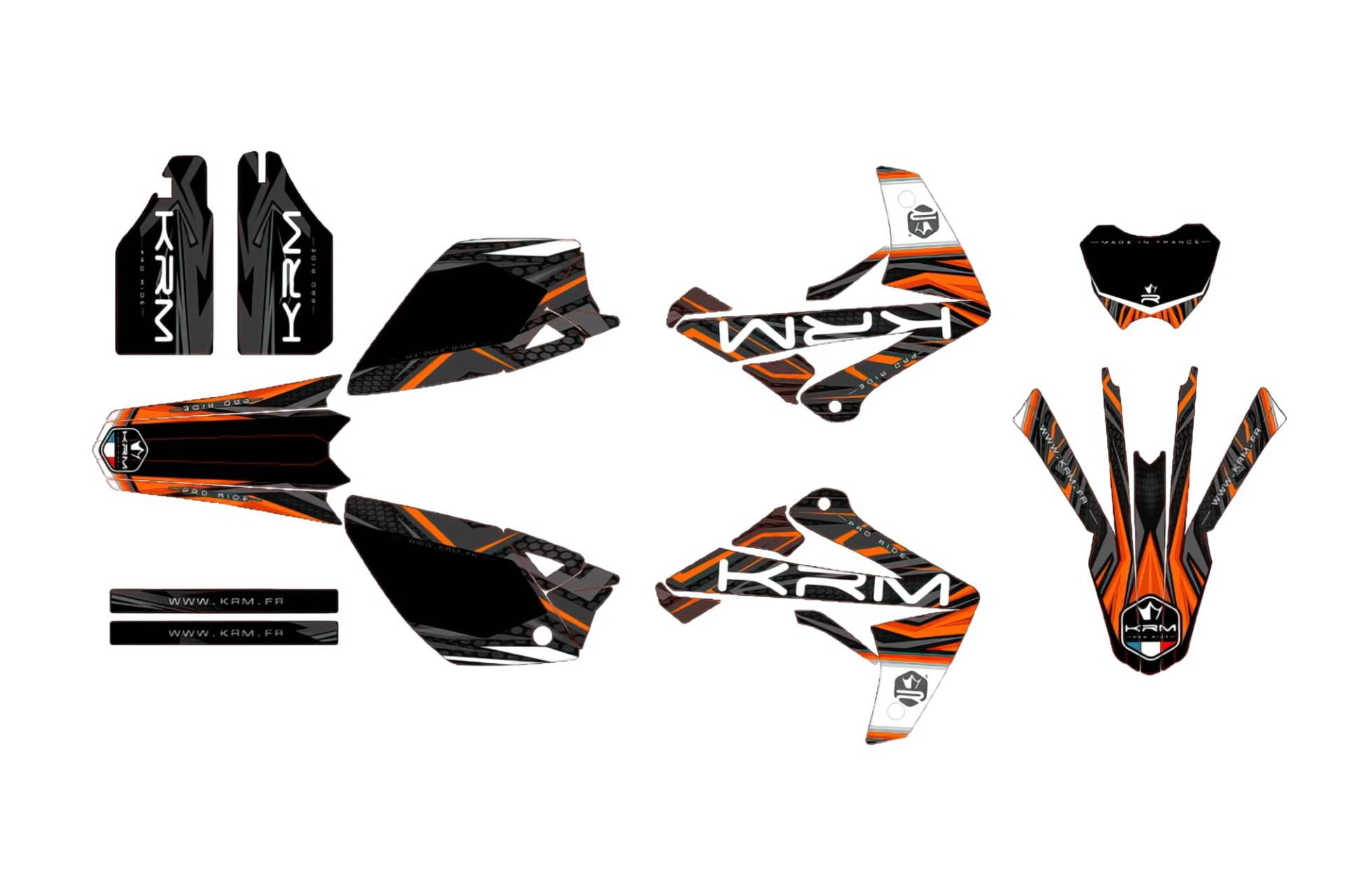 Dekor Kit KRM orange Rieju MRT 2009-2022 Dekor Kit KRM orange Rieju MRT 2009-2022 von KRM